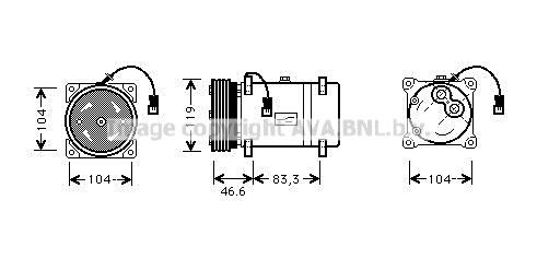 AVA QUALITY COOLING Kompresors, Gaisa kond. sistēma CNK216